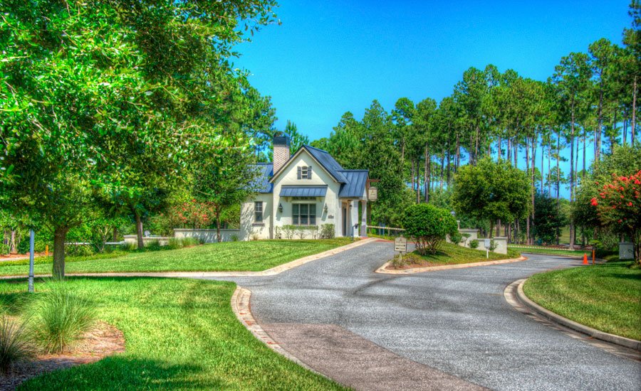 Gated security at Amelia National Golf and Country Club