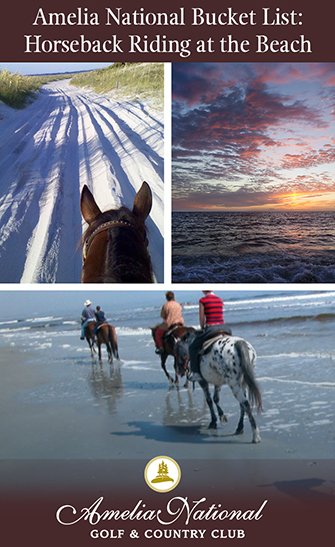 Amelia National Bucket List Horseback Riding at the Beach