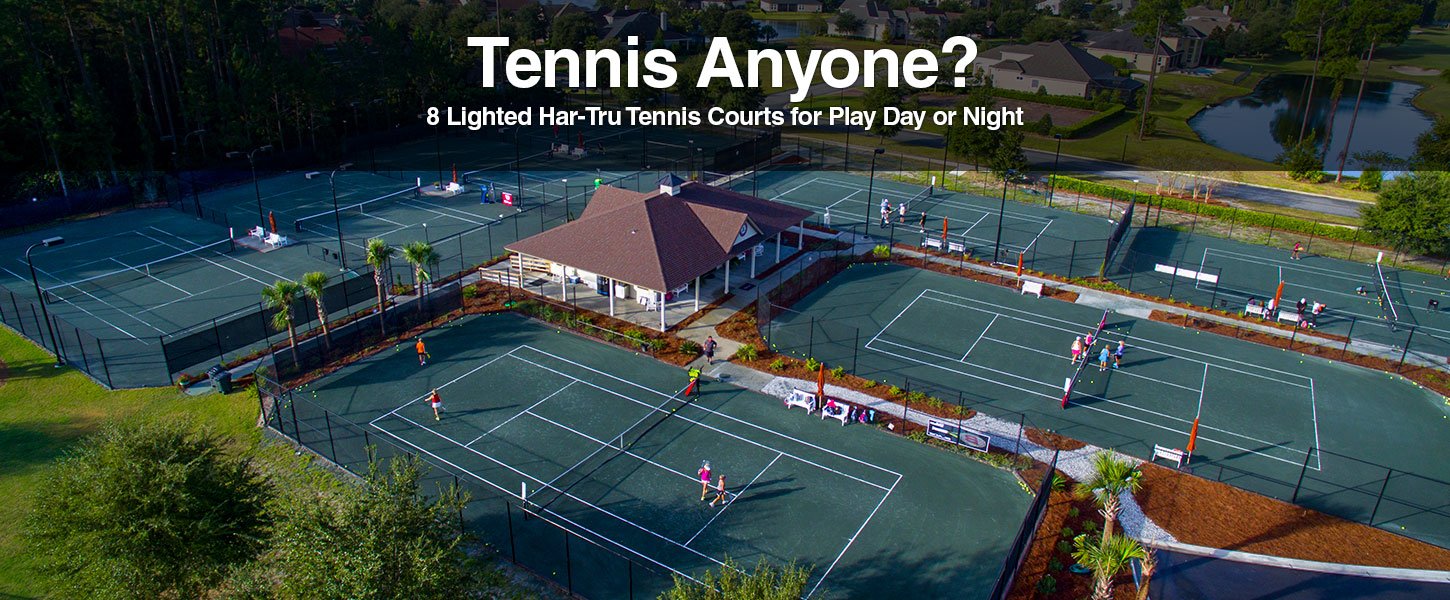 8 Har-Tru Tennis Courts