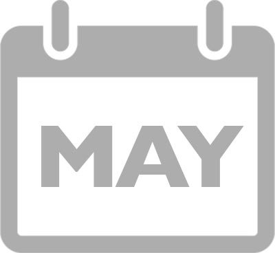 Amelia National Event Calendars - May Light Gray